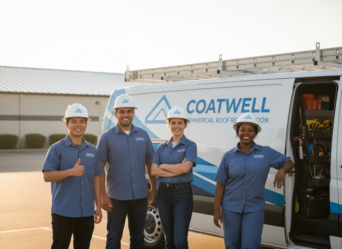 Commercial roof coating company in Colbert, OK